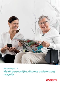 Ascom Myco™ 3 maakt 
gepersonaliseerde, discrete 
ouderenzorg mogelijk