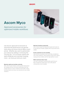 Ascom Myco 3 tilbehør