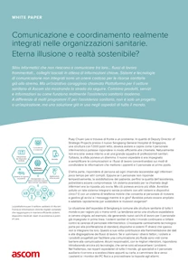 La piattaforma per il settore sanitario di Ascom 
white paper