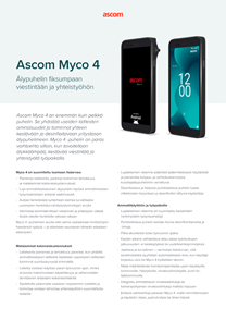 Myco 4 tuotetiedot