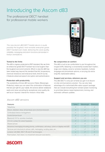 d83 productsheet