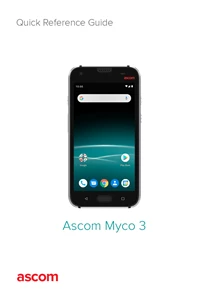Snabbguide för Ascom Myco 3