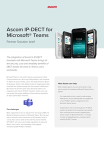 Ascom IP-DECT for Microsoft Teams