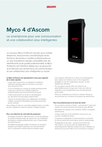 Fiche produit Ascom Myco 4