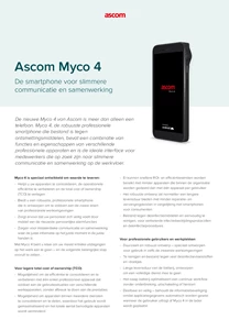 Myco 4 product sheet
