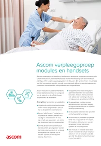 Ascom verpleegoproep
modules en handsets