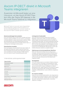 DECT Integration in MS Teams
