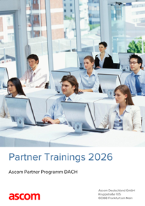 Ascom Partnertraining 2026 Broschüre