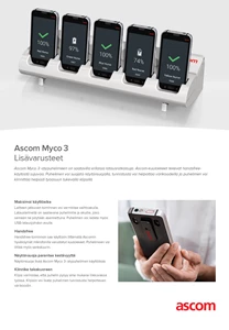 Ascom Myco 3 -lisävarusteet