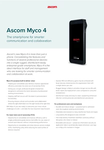 Myco 4 Product Sheet