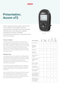 a72 Fiche produit
