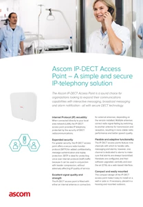 Antenne IP-DECT Brochure