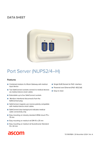 Telligence port server datasheet