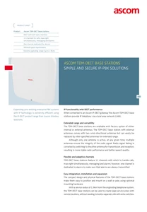 Antenne TDM-DECT brochure