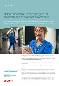 Customer reference case - 
NHS Lanarkshire