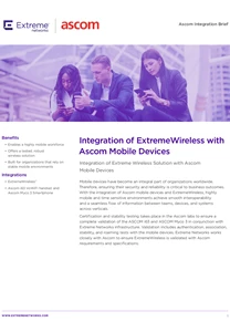 Briefing della partnership tra Ascom ed Extreme Networks